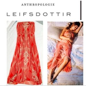 Anthropologie Dresses - ANTHROPOLOGIE Leifsdottir Strapless Maxi Dress 12 Anthropologie Dresses - ANTHROPOLOGIE Leifsdottir Strapless Maxi Dress 12
